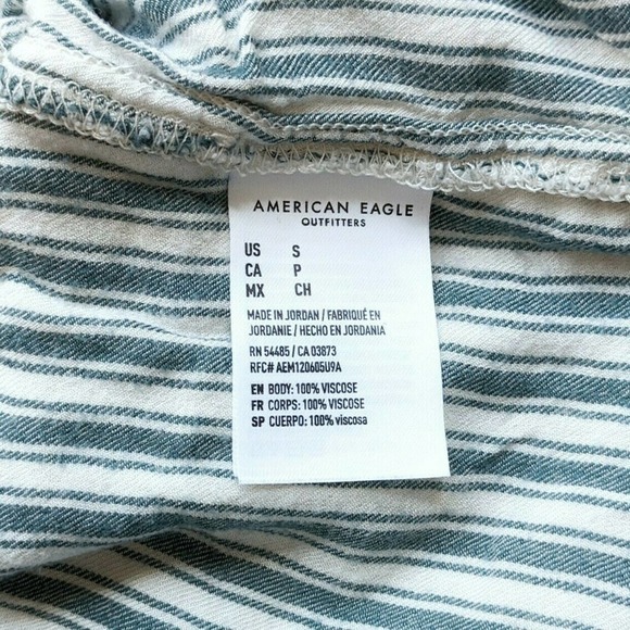 AE Ruffle Shorts Chambray Small - Picture 4 of 6